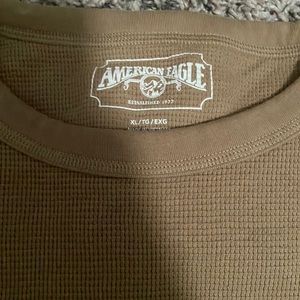 American eagle long sleeve tan colored. Lightly used